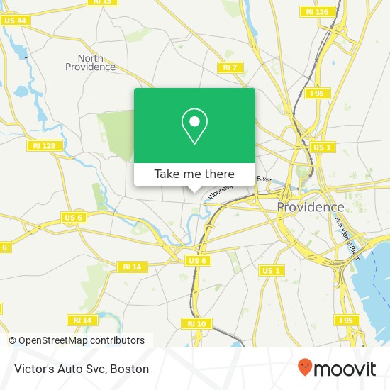 Victor's Auto Svc map