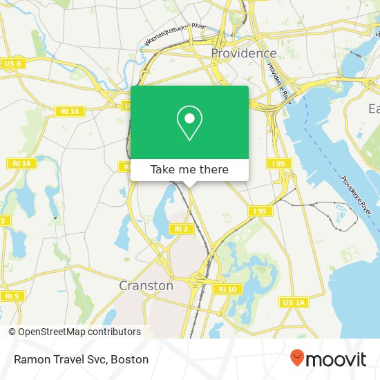 Ramon Travel Svc map