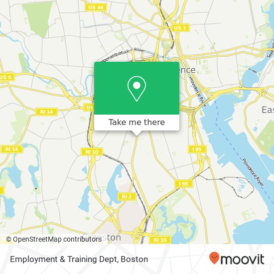 Employment & Training Dept map