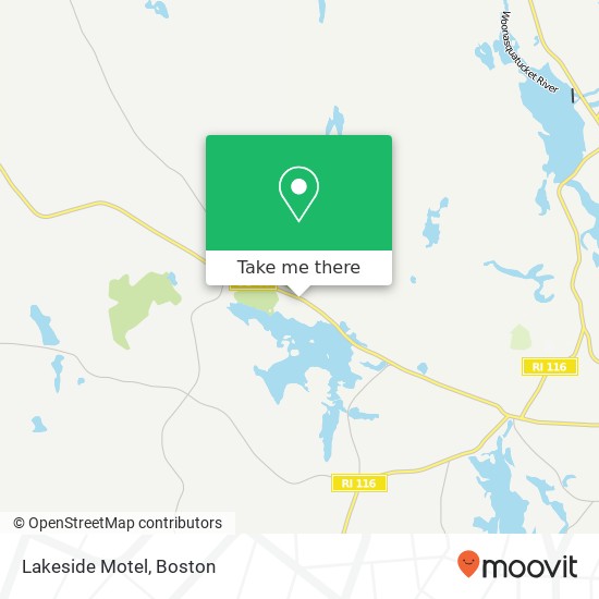 Mapa de Lakeside Motel