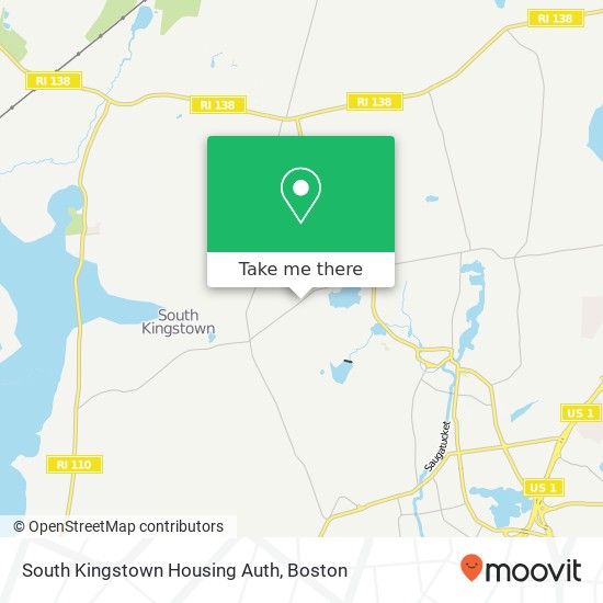 South Kingstown Housing Auth map