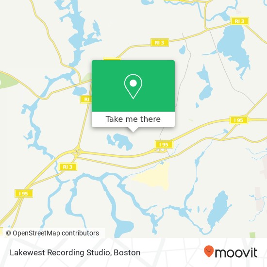 Mapa de Lakewest Recording Studio