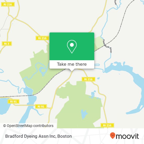 Mapa de Bradford Dyeing Assn Inc