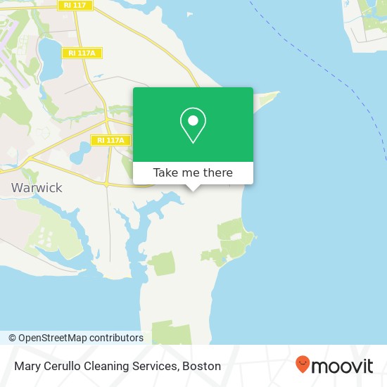 Mapa de Mary Cerullo Cleaning Services