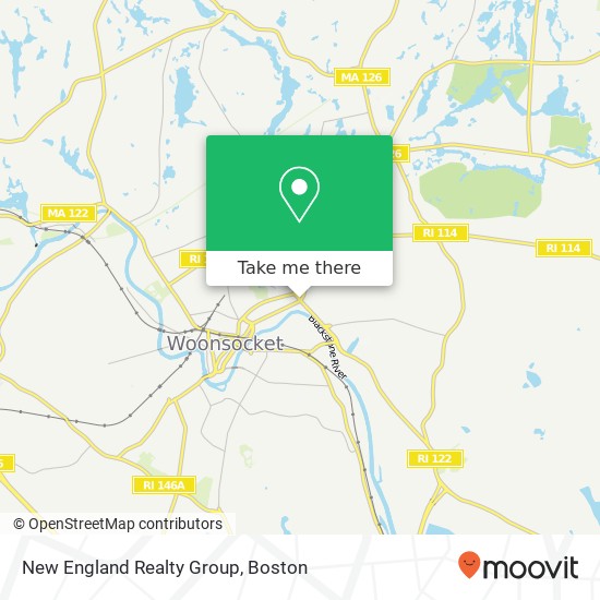 Mapa de New England Realty Group