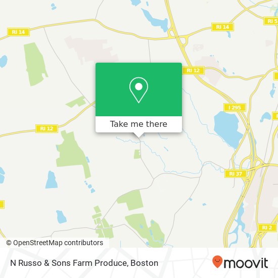 N Russo & Sons Farm Produce map