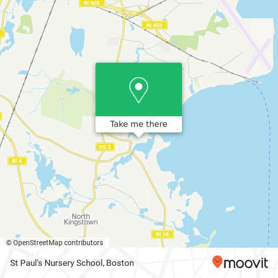 Mapa de St Paul's Nursery School