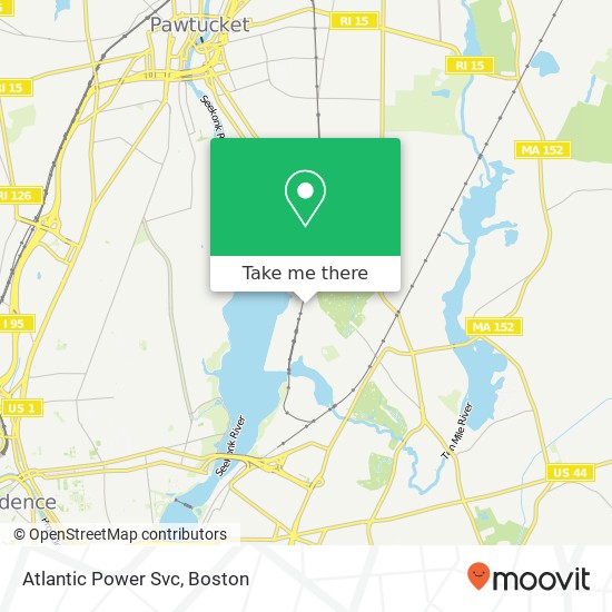Atlantic Power Svc map