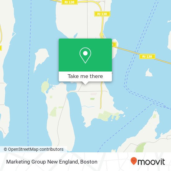 Mapa de Marketing Group New England