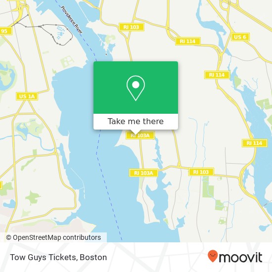 Tow Guys Tickets map