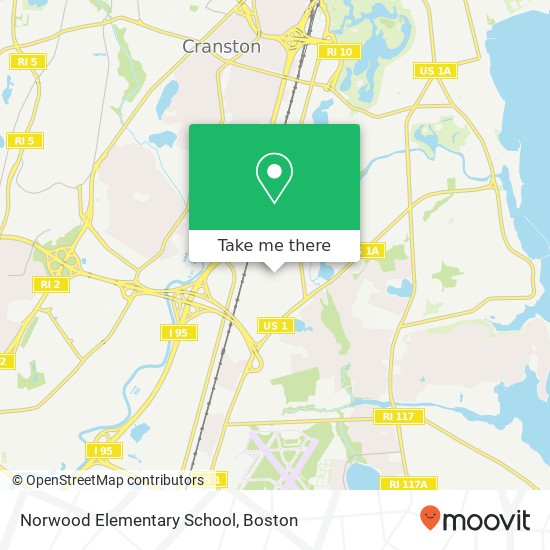 Norwood Elementary School map