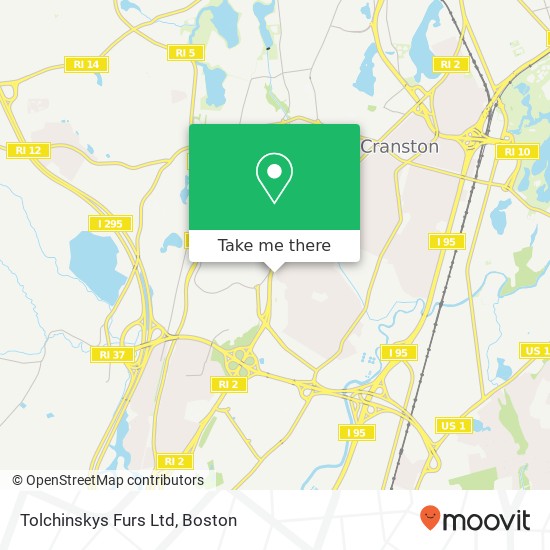 Tolchinskys Furs Ltd map