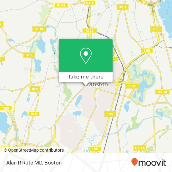 Alan R Rote MD map