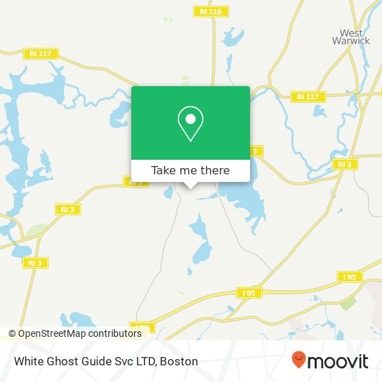 Mapa de White Ghost Guide Svc LTD