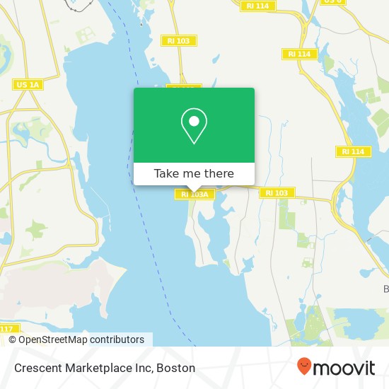 Mapa de Crescent Marketplace Inc