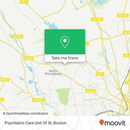 Mapa de Psychiatric Care Unit Of St