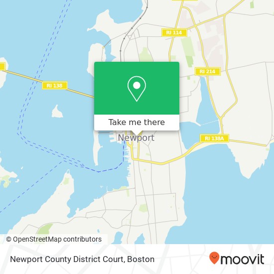 Newport County District Court map