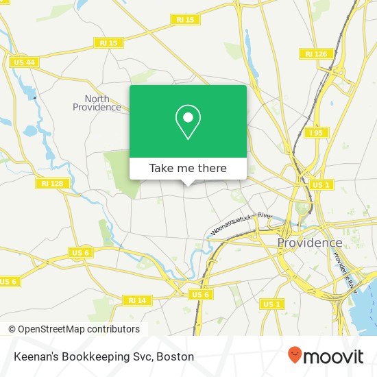 Keenan's Bookkeeping Svc map