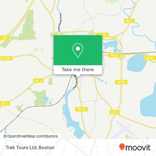 Trek Tours Ltd map