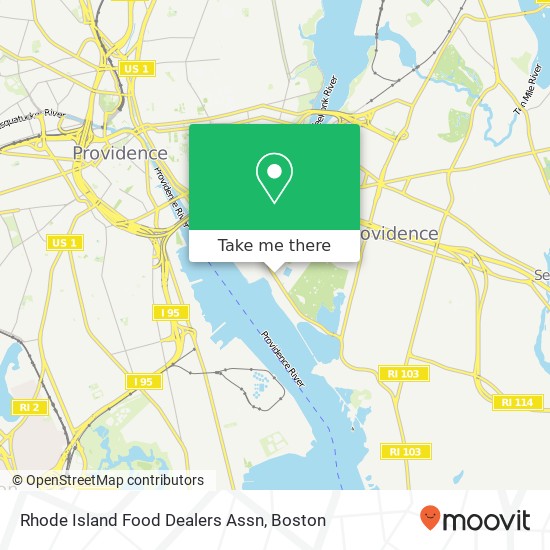 Rhode Island Food Dealers Assn map