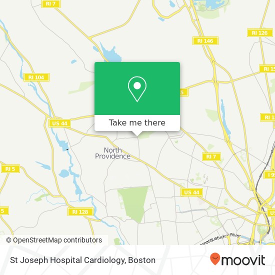 Mapa de St Joseph Hospital Cardiology