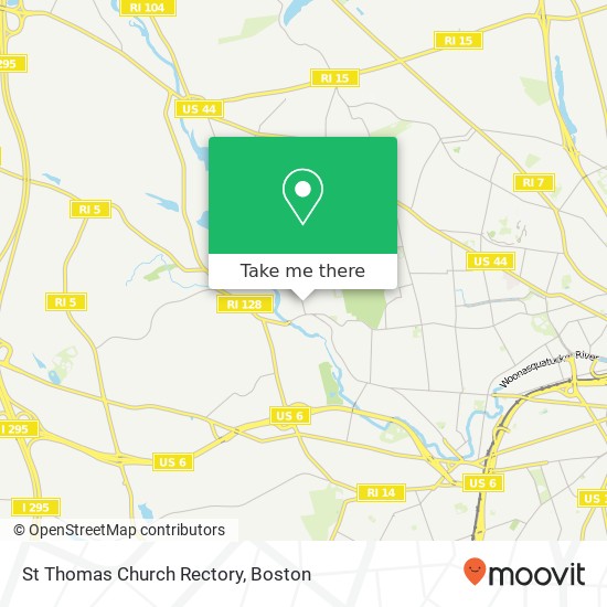 Mapa de St Thomas Church Rectory