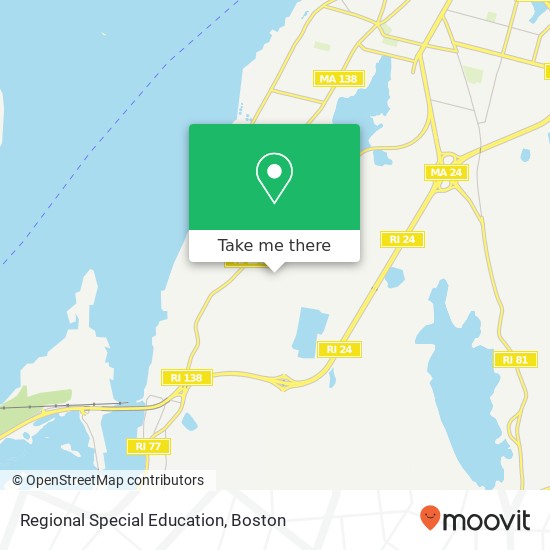 Regional Special Education map