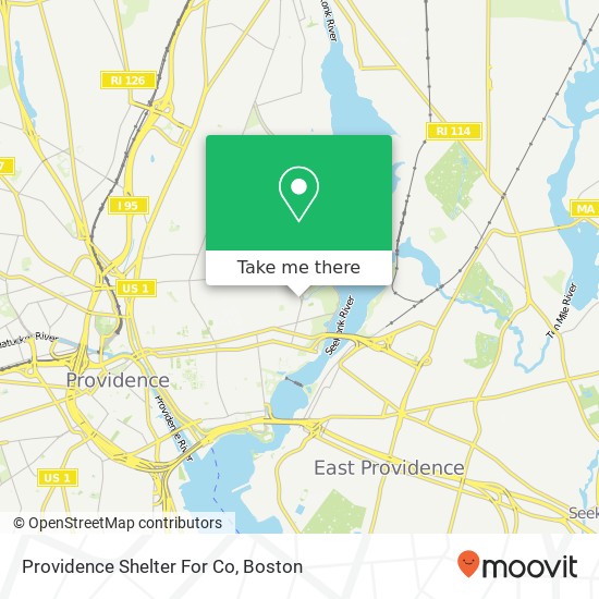 Providence Shelter For Co map