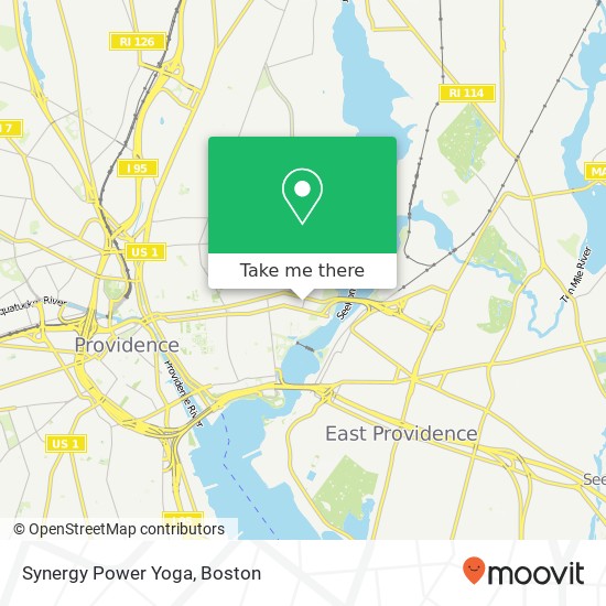 Synergy Power Yoga map