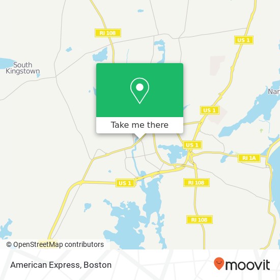 American Express map