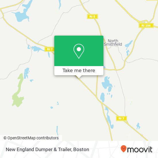 New England Dumper & Trailer map