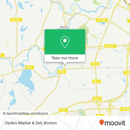 Mapa de Clyde's Market & Deli