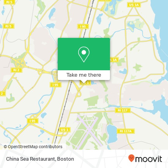 China Sea Restaurant map