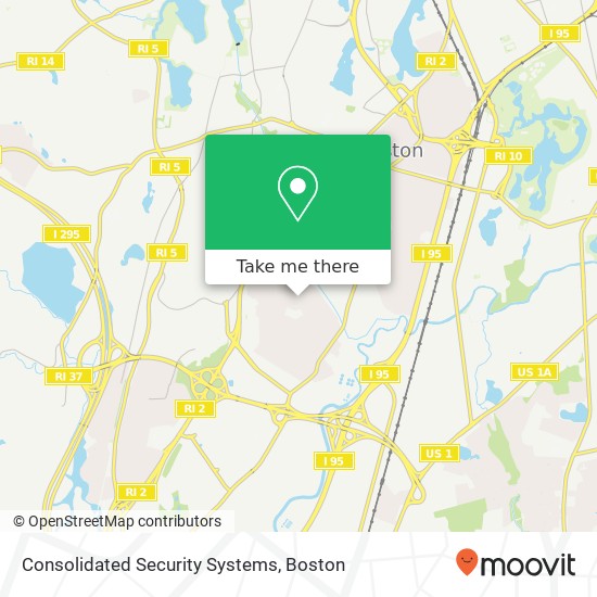 Consolidated Security Systems map