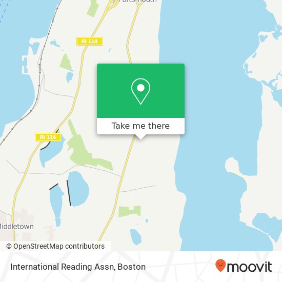 International Reading Assn map