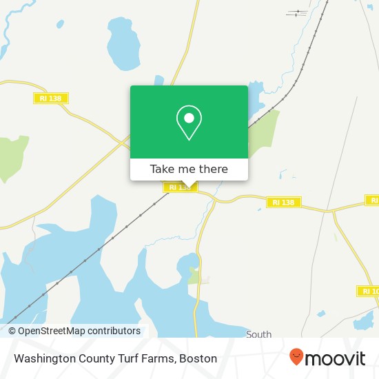 Mapa de Washington County Turf Farms