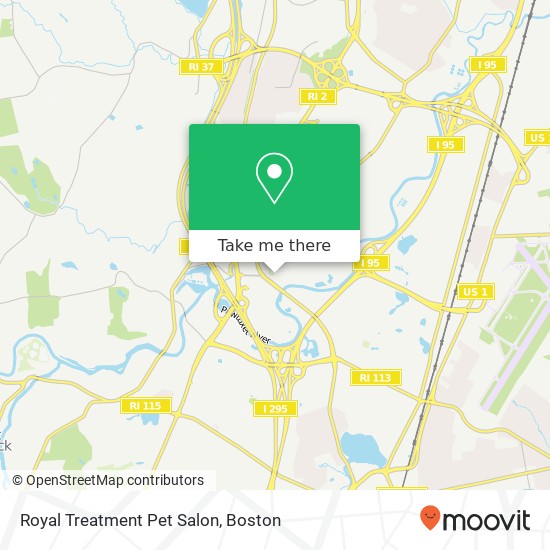 Mapa de Royal Treatment Pet Salon