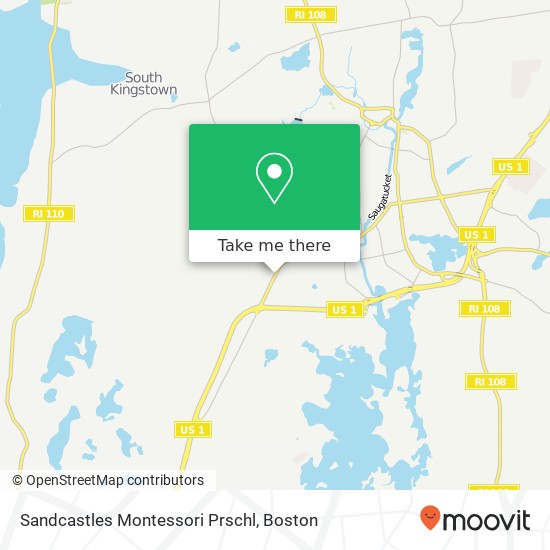 Sandcastles Montessori Prschl map