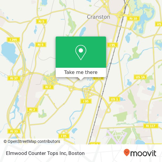 Mapa de Elmwood Counter Tops Inc