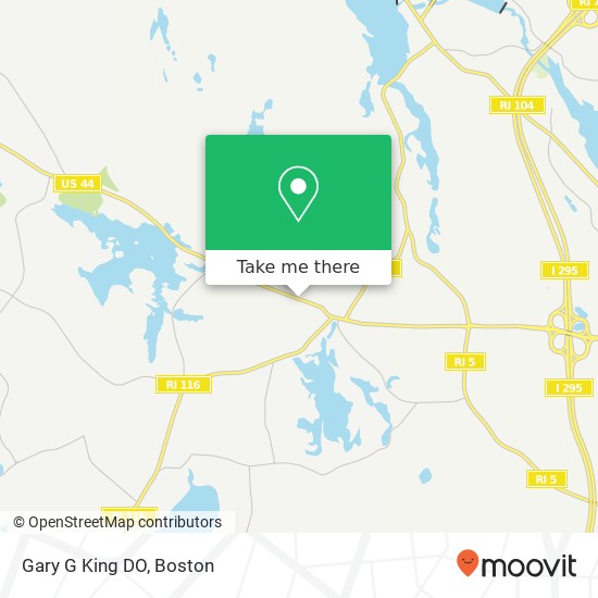 Mapa de Gary G King DO