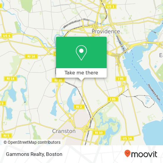 Gammons Realty map