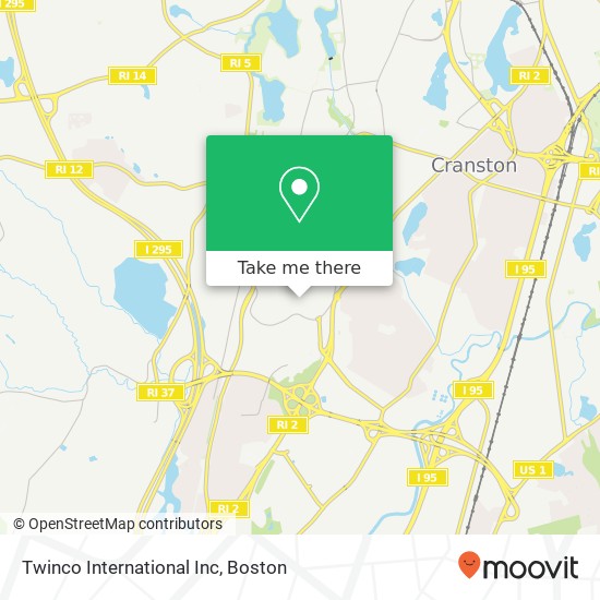 Twinco International Inc map