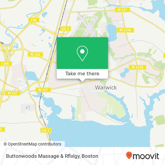 Mapa de Buttonwoods Massage & Rflxlgy