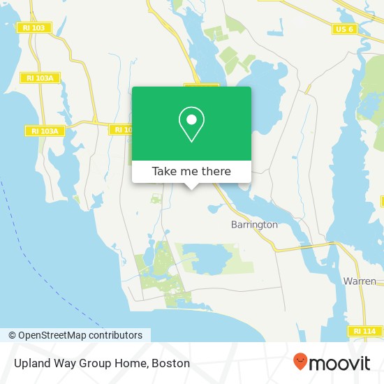 Upland Way Group Home map