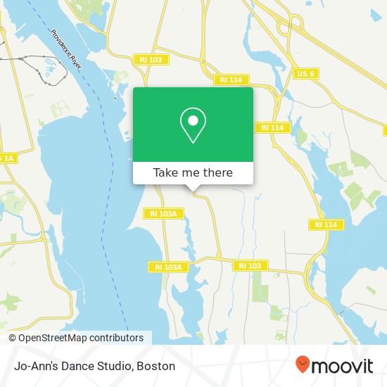 Mapa de Jo-Ann's Dance Studio