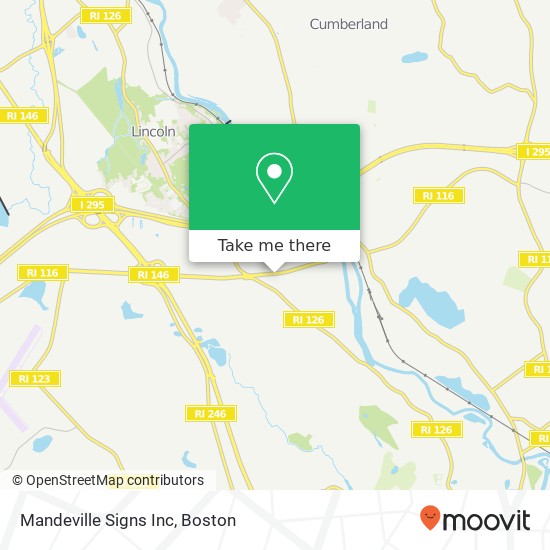 Mapa de Mandeville Signs Inc