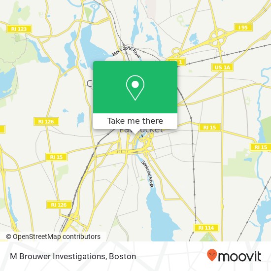 Mapa de M Brouwer Investigations