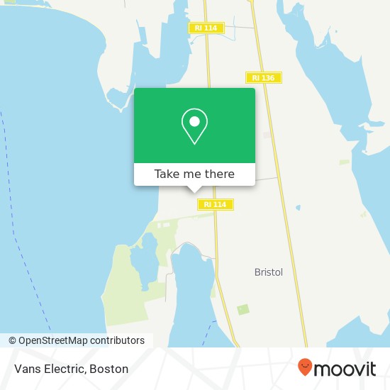 Mapa de Vans Electric