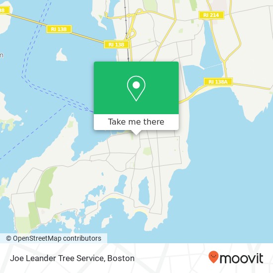 Mapa de Joe Leander Tree Service