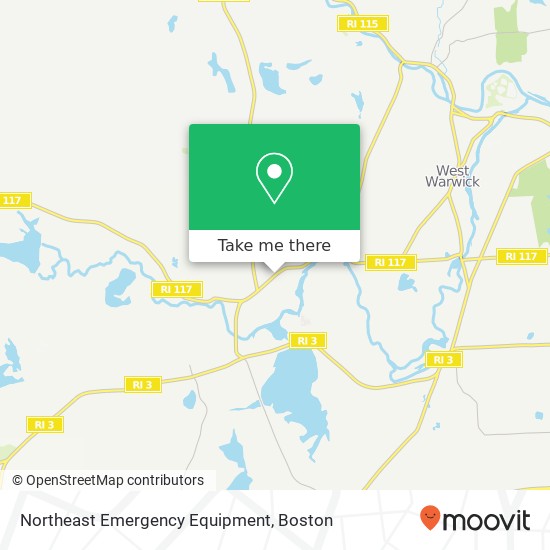 Northeast Emergency Equipment map